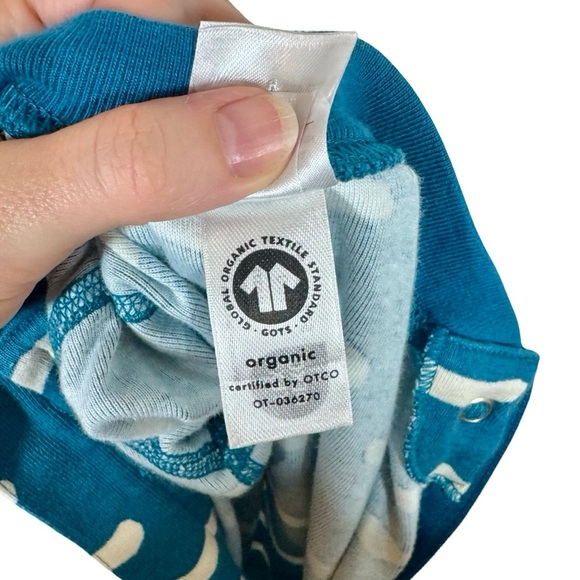 Set of 3: Hanna Andersson Baby 2-Way Zip Shortie Sleeper Waves, Sun, Cheetah - Picture 16 of 16